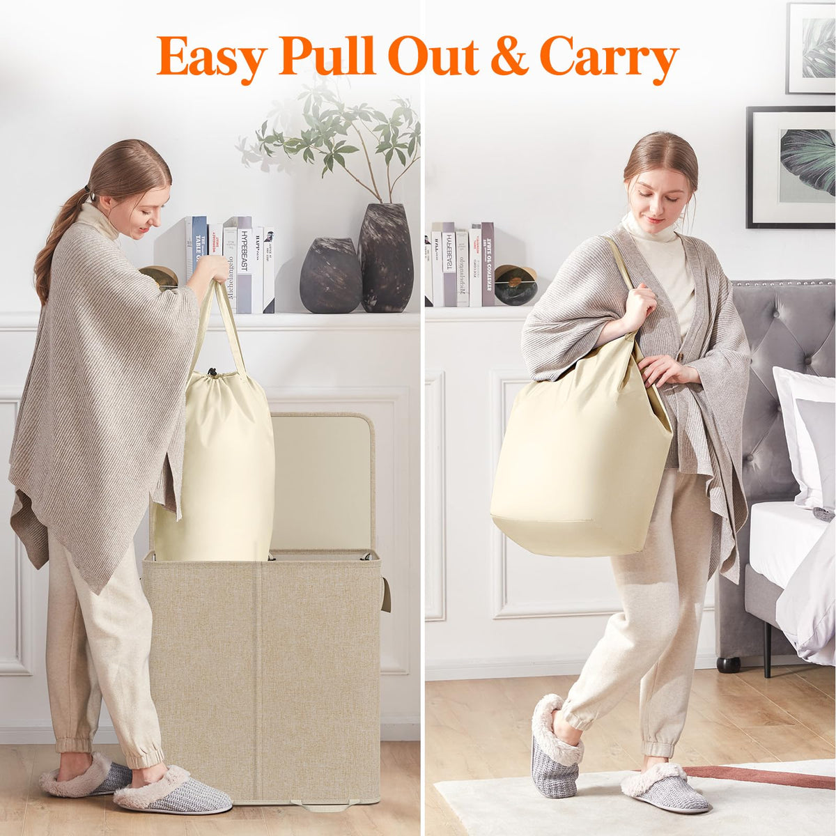 Lifewit hamper featuring sturdy construction and frame stability