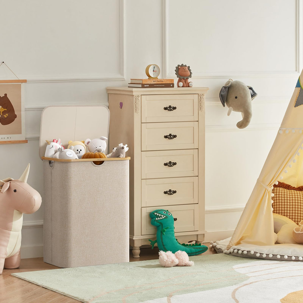 Lifewit basket great for dorms, bedrooms, and bathrooms
