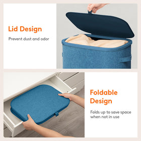 Lifewit lid keeps odors and dust contained during storage.