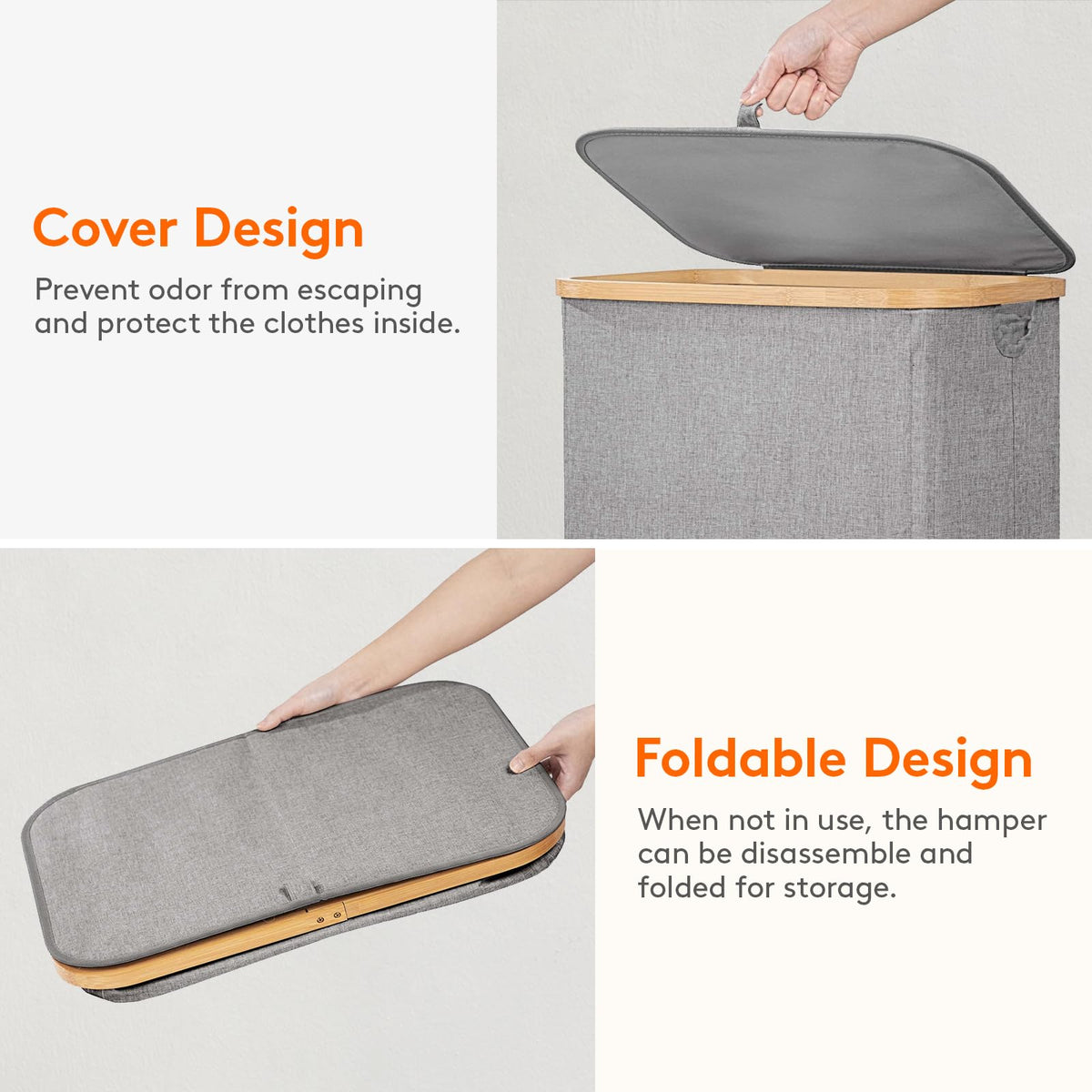 Lifewit lid helps contain odors and keeps contents tidy.