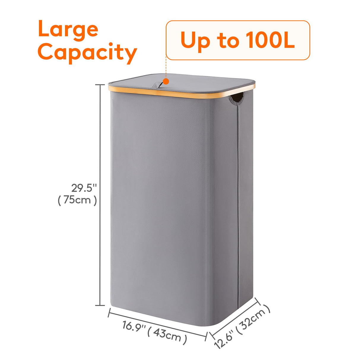 Lifewit lid design helps conceal contents and reduce odor spread.