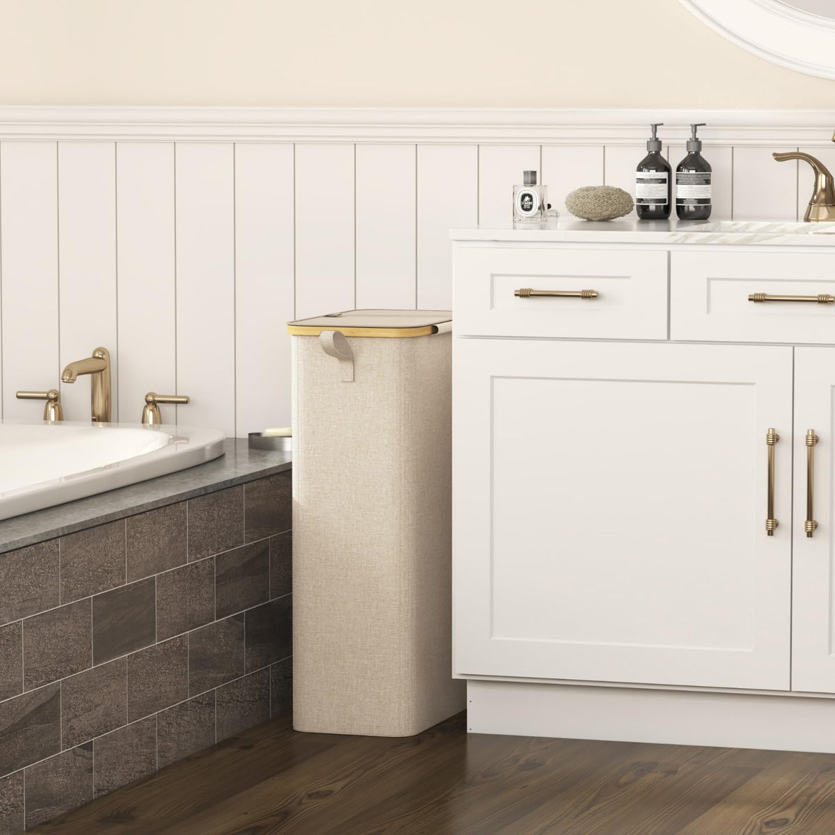 Lifewit narrow space-saving laundry basket fits tight corners and small apartments
