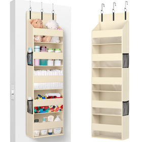 Lifewit over-the-door organizer front view for quick, organized access behind doors.