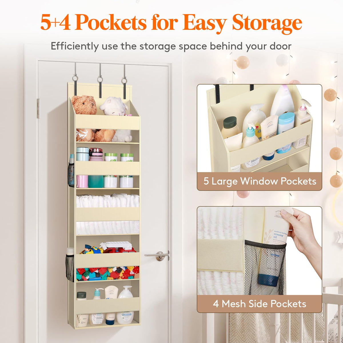 Lifewit side pockets provide extra storage for daily items.