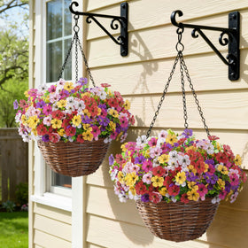 Lifewit porch decor daisies provide year-round color with ease.