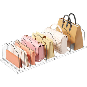 Lifewit purse organizer in closet base optimizes handbag storage.