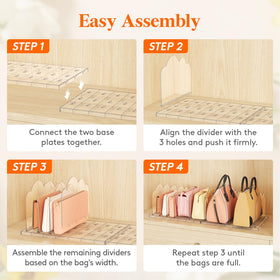 Lifewit purse organizer easy-install no-tools setup in minutes.