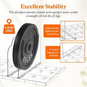 Lifewit split-base shelf setup saves space in the closet.