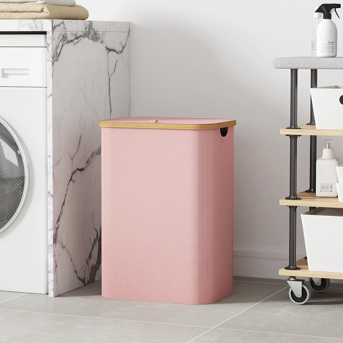 Lifewit removable inner bag inside the basket for easy transport and separation.