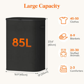 Lifewit removable inner bag allows easy transfer to the laundry.