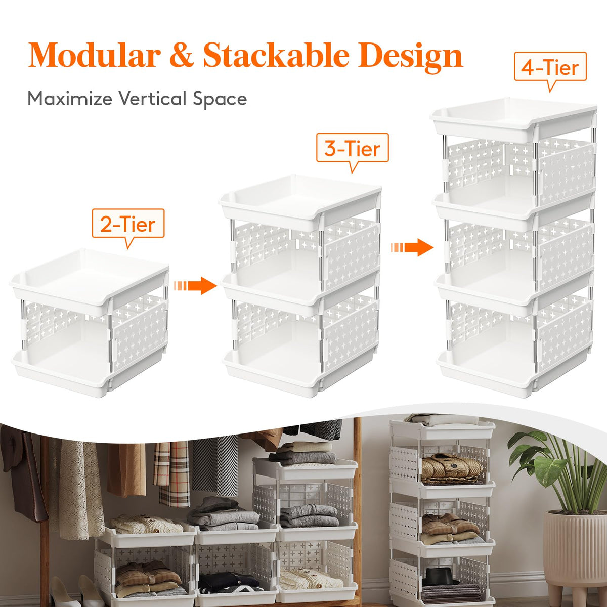 Lifewit storage solution for RV, kitchen, and pantry