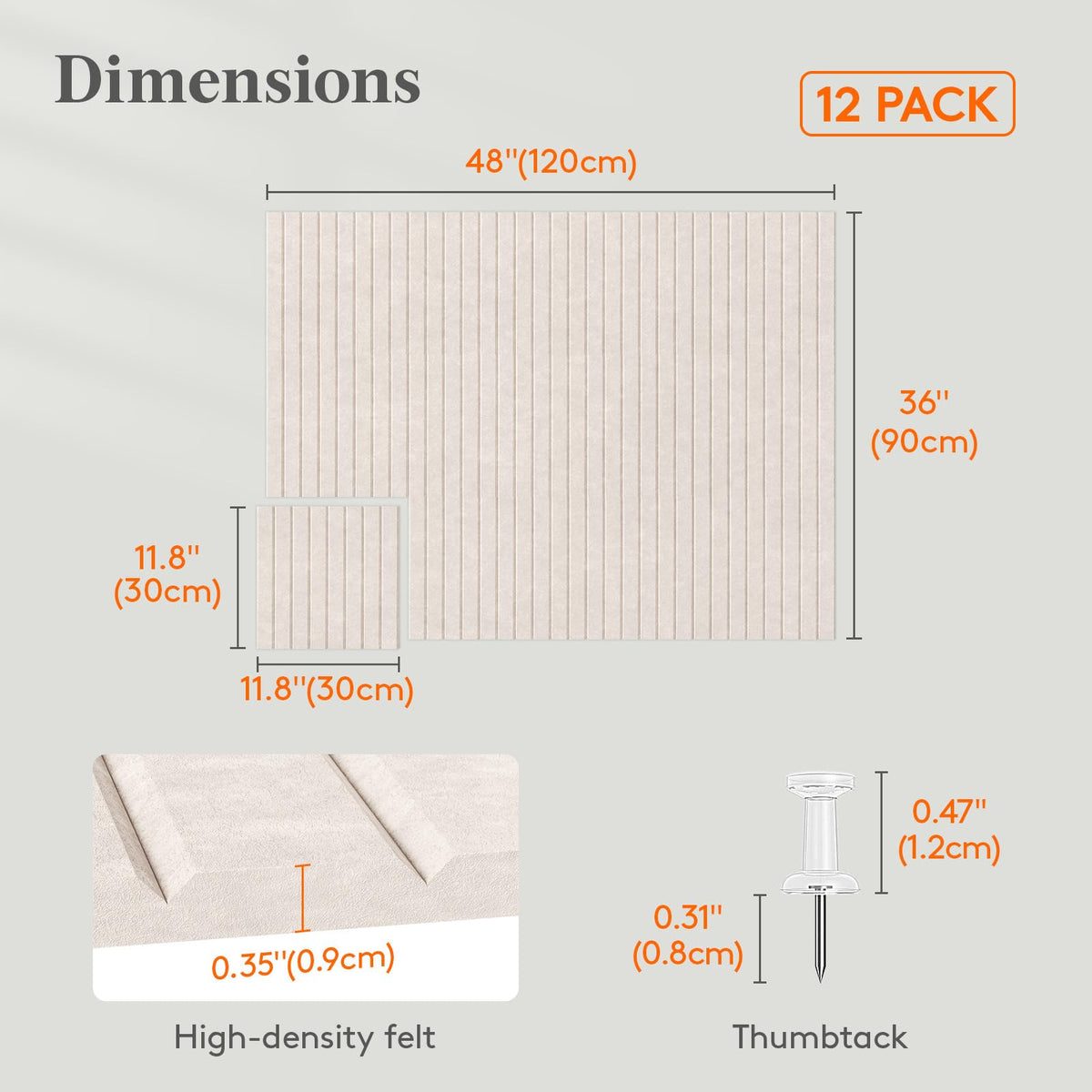 Lifewit self-adhesive backboard adheres securely to smooth walls.