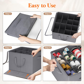 Lifewit fold-flat design collapses when not in use to save space.