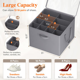 Lifewit transparent dust cover protects shoes while keeping items visible.