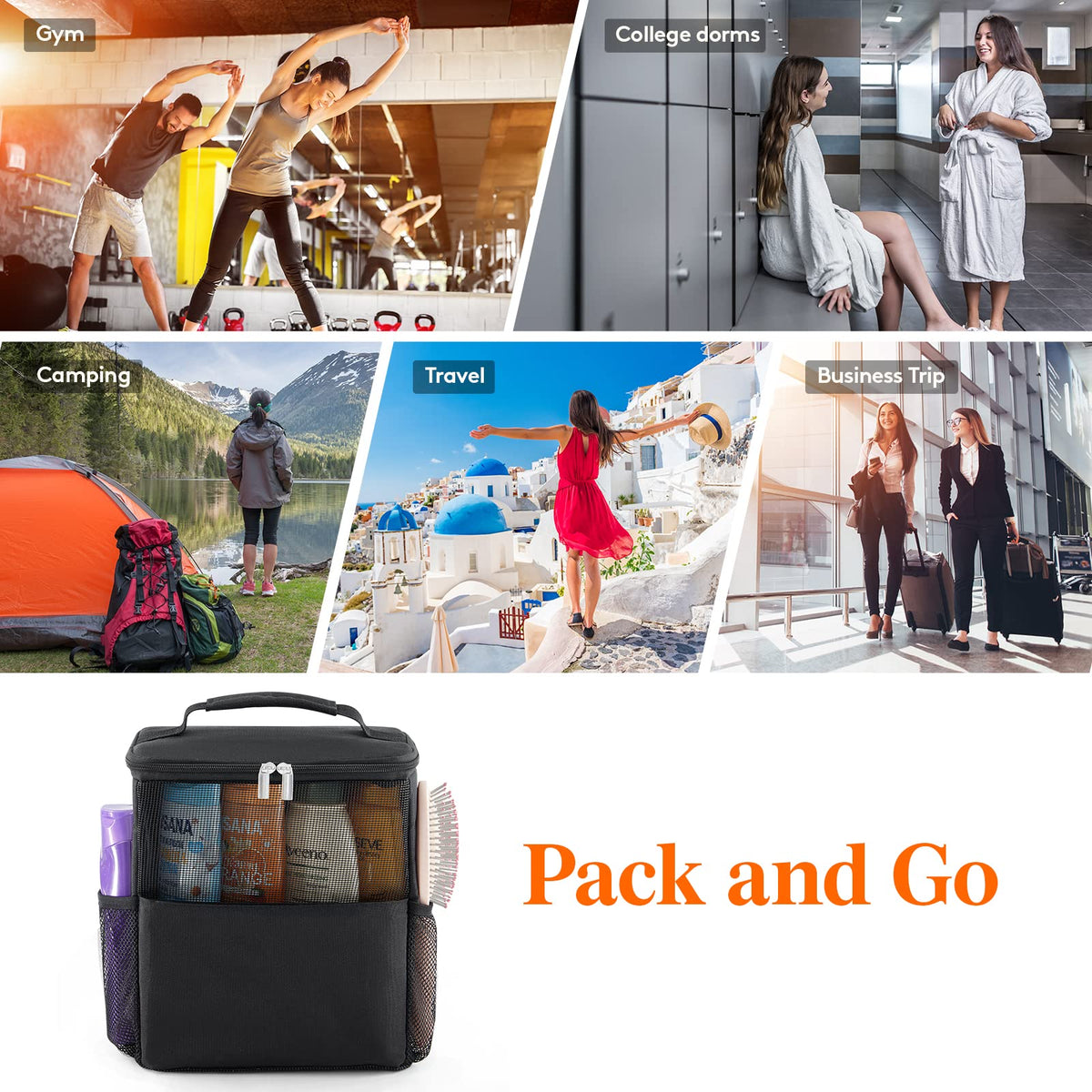 Lifewit durable 600D polyester withstands daily dorm life