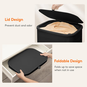 Lifewit slim basket ideal for dorm rooms, apartments, and small laundry corners.