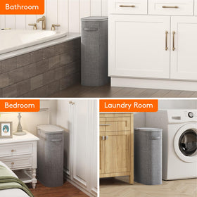 Tear-resistant fabric ensures long-lasting use in daily laundry.