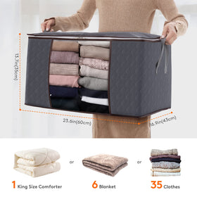 Reinforced Lifewit storage bag handles support heavy loads