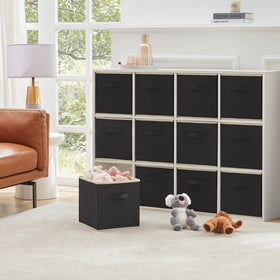 Lifewit storage cubes 12-pack provides consistent organization across spaces