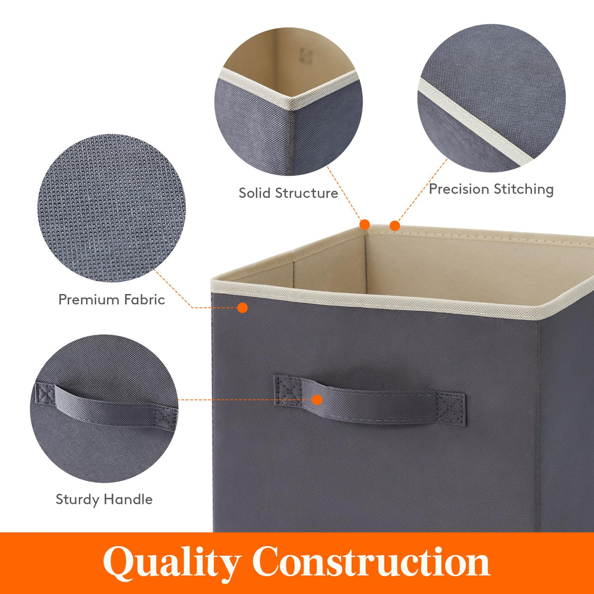 Lifewit foldable design keeps bins upright for use