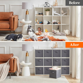 Lifewit stackable storage cubes maximize small-space organization