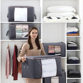 Lifewit two-way zipper on durable bin ensures smooth use when full.