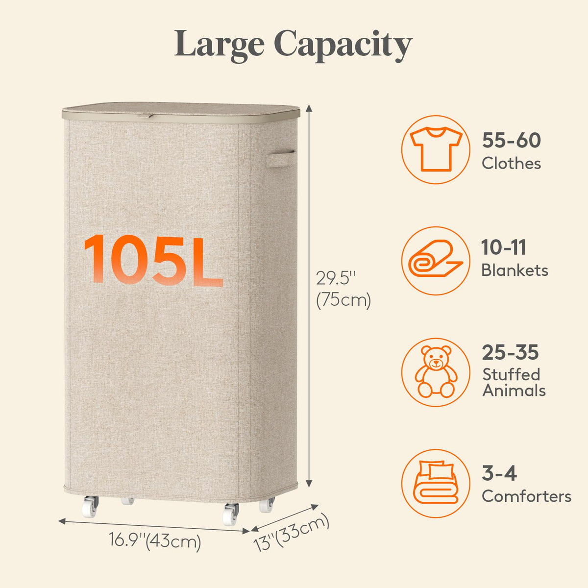 Tall design maximizes vertical storage while holding multiple loads.