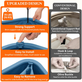 Lifewit tear-resistant fabric keeps shape and resists wear.
