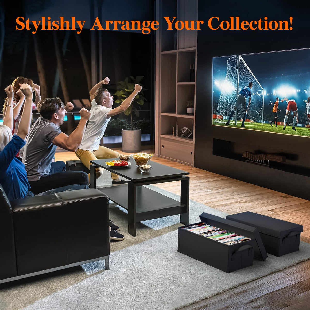 Lifewit durable, tear-resistant non-woven fabric protects your collection.