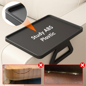 Lifewit 14x9.8 inch tray holds snacks and drinks during TV time.