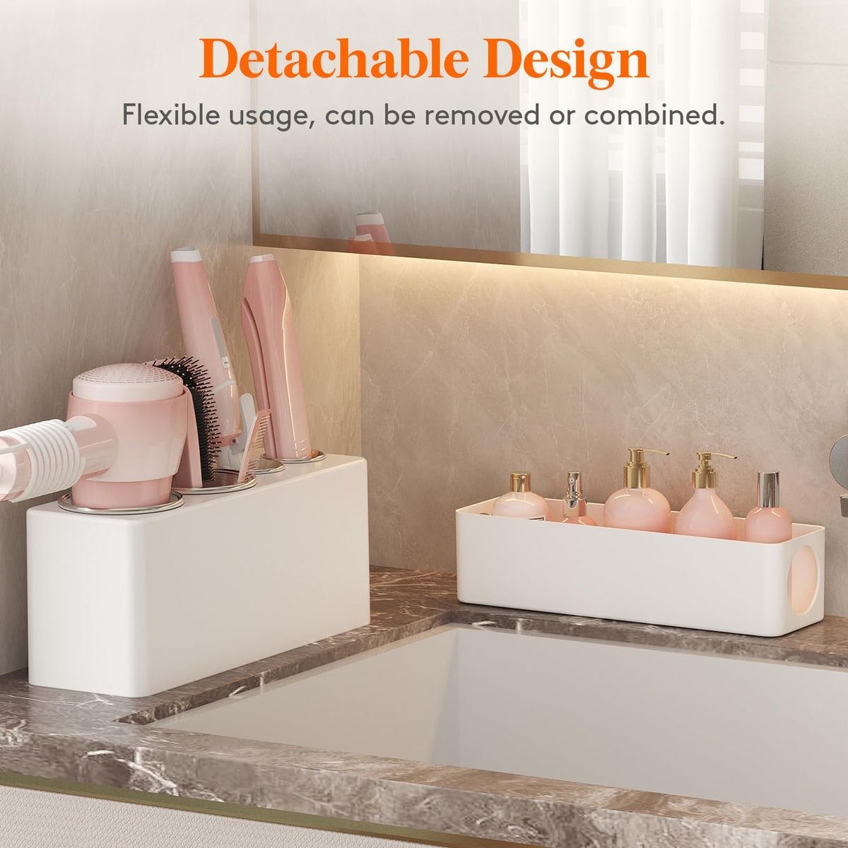 Lifewit two-part setup for narrow countertops offers flexible placement