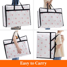 Lifewit under-bed storage bags maximize space in small rooms.