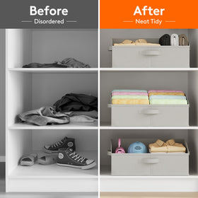 Lifewit versatile bin suited for shelves, closets, and living spaces.