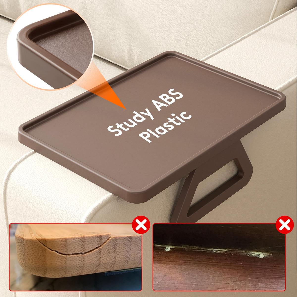 Lifewit wide compatibility from flat to rounded armrests
