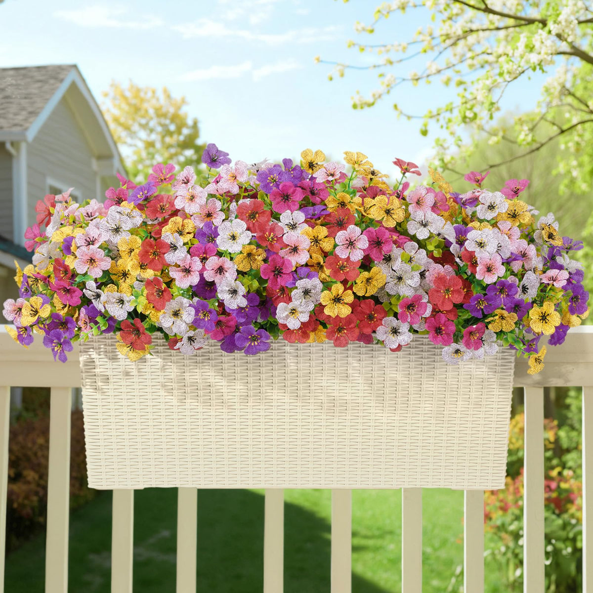 Lifewit window box daisies brighten windows with effortless style.
