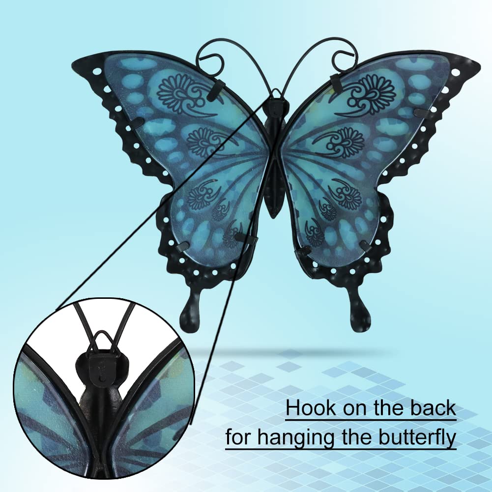 LIFFY garden butterfly wall hanging brightens yard spaces.