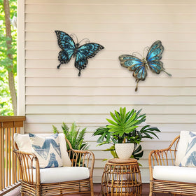 LIFFY weather-resistant butterfly ornament endures rain and frost.