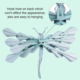 LIFFY metal dragonfly wall hanging for living room use