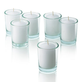 Light In The Dark unscented votives deliver clean glow for weddings and restaurants.
