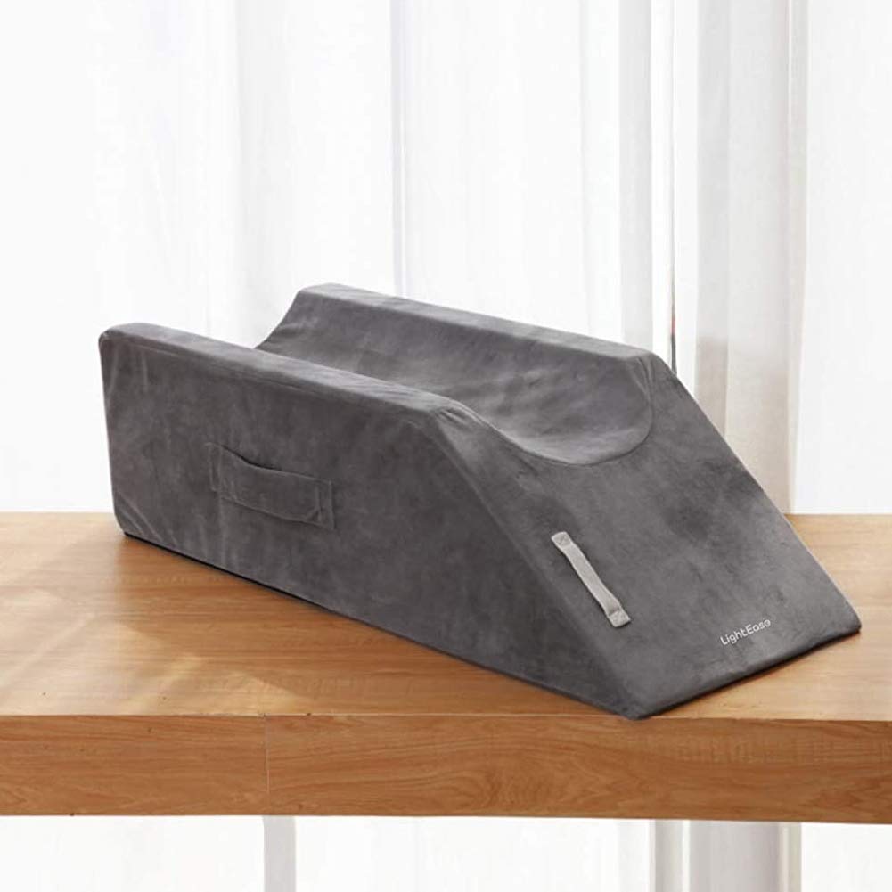 LightEase dimensions 29x13x9.5 inches perfect for bed use.