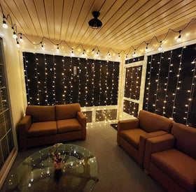 Lighting EVER string lights showing multiple twinkle patterns for ambiance