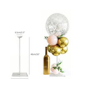 Lightsfever heavy-duty balloon stand offers lasting support for displays.