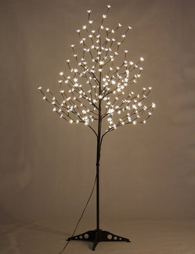 Close-up of 208 warm white LED blossoms on Lightshare tree