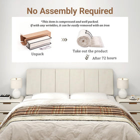 Liiwepo headboard lumbar support area offers comfortable back support.