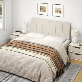Liiwepo sleek silhouette and delicate texture create a modern, inviting space.
