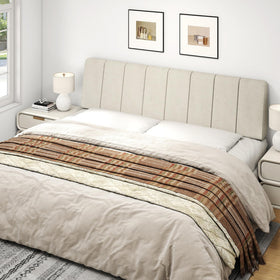 Liiwepo king headboard elevates bedroom ambience without assembly hassle