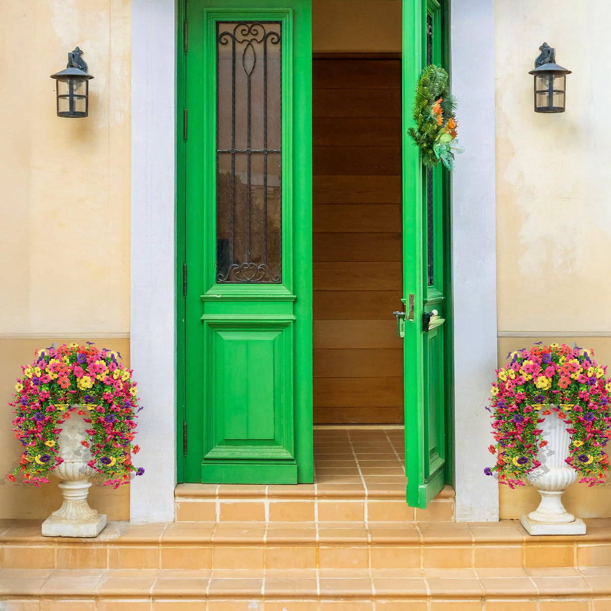 LikSoor weatherproof flowers brighten outdoor spaces year after year.