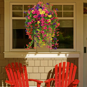 LikSoor outdoor vines add lush greenery to windows and porches.