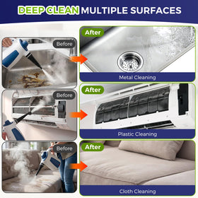 Likzest steam cleaner is lightweight for easy one-hand cleaning