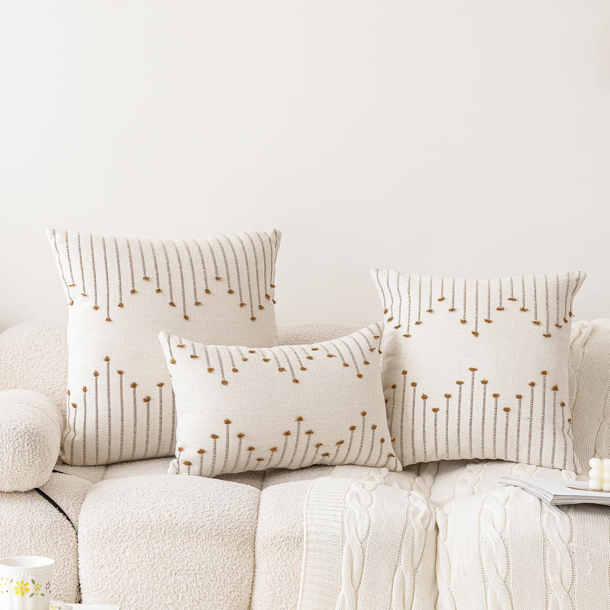 LILEPOY boho texture close-up highlights woven pattern and premium cotton feel
